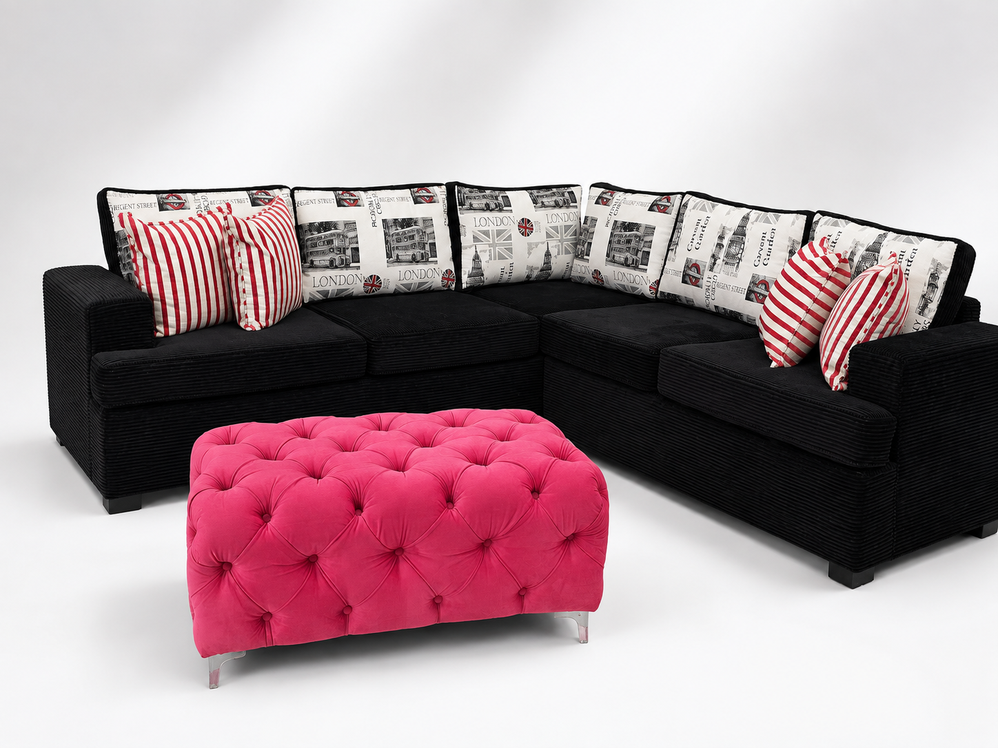 Giovanni Corner Sofa in a contemporary living room